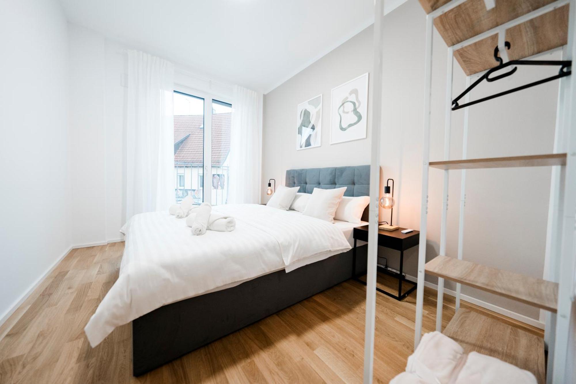 Kocasa-Apartments 01, City-Center Boeblingen, Stellplatz, Balkon, Waipu-Tv 외부 사진