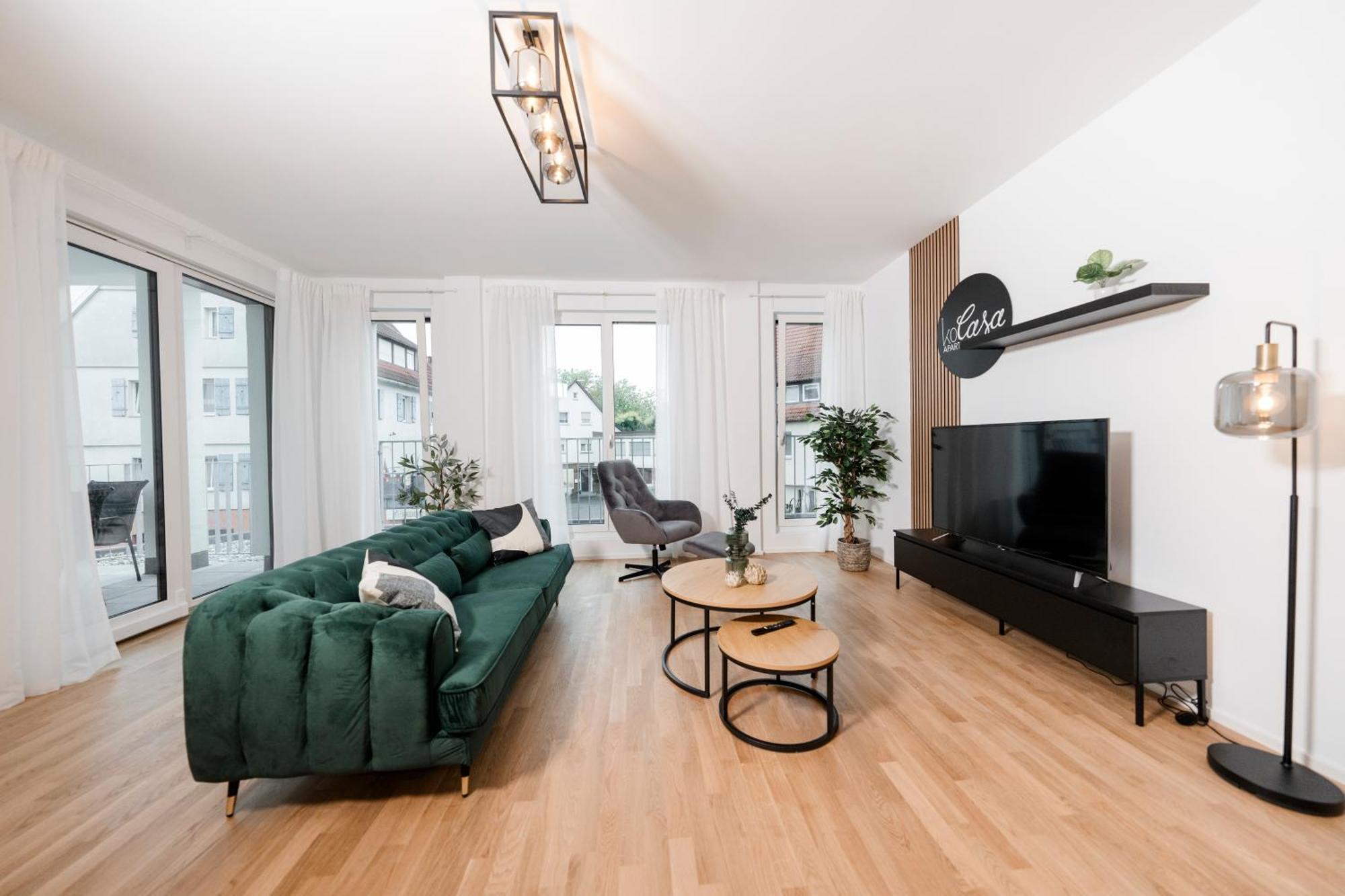 Kocasa-Apartments 01, City-Center Boeblingen, Stellplatz, Balkon, Waipu-Tv 외부 사진